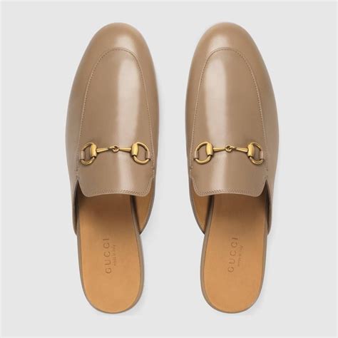 gucci womens princetown leather|Gucci princetown leather slipper women.